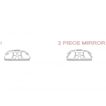 2024 KIA SELTOS LX MIRRORS - DOOR CUPS - DOOR EDGES