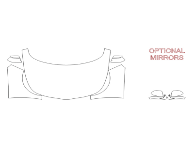 2024 KIA SOUL EX PREMIUM FULL HOOD FENDERS MIRRORS