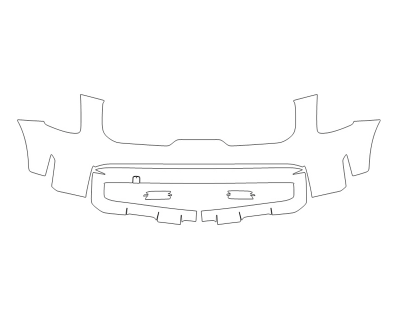 2024 KIA TELLURIDE EX X-LINE BUMPER