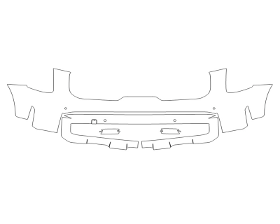 2024 KIA TELLURIDE EX X-LINE BUMPER - SENSORS