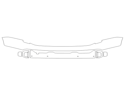 2024 KIA TELLURIDE EX X-LINE REAR BUMPER - SENSORS