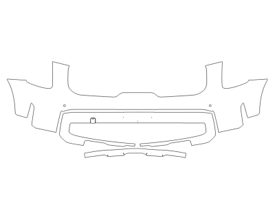 2024 KIA TELLURIDE SX PRESTIGE BUMPER - SENSORS