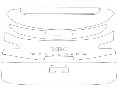 2024 KIA TELLURIDE SX PRESTIGE REAR HATCH