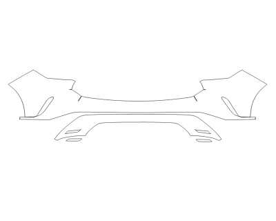 2025 LEXUS RX 350 LUXURY REAR BUMPER