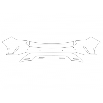 2025 LEXUS RX 350 LUXURY REAR BUMPER - SENSORS