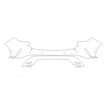 2025 LEXUS RX 350 LUXURY REAR BUMPER - SENSORS