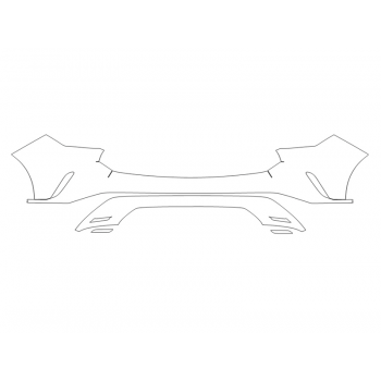 2025 LEXUS RX 350 PREMIUM REAR BUMPER