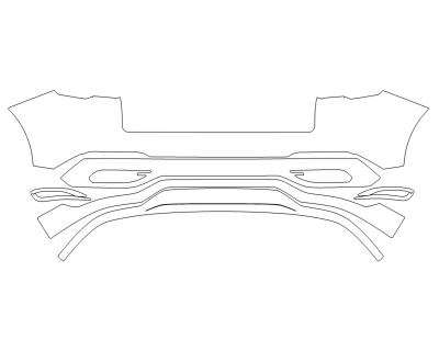 2025 LINCOLN NAUTILUS PREMIERE REAR BUMPER