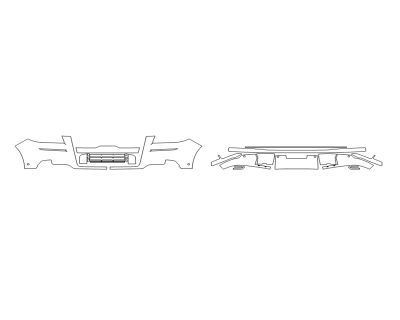 2024 LINCOLN NAVIGATOR PREMIERE BUMPER (MULTI PIECE) - SENSORS