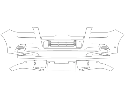 2024 LINCOLN NAVIGATOR PREMIERE BUMPER - SENSORS