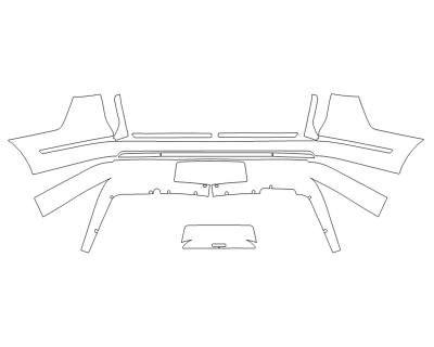 2024 LINCOLN NAVIGATOR PREMIERE REAR BUMPER