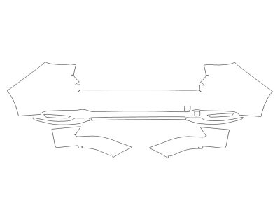 2025 MAZDA CX-90 3.3 TURBO PREFERRED REAR BUMPER