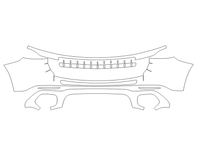 2024 MERCEDES BENZ GLA-CLASS SUV 250 REAR BUMPER