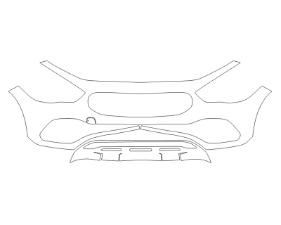 2024 MERCEDES BENZ GLA-CLASS SUV 250 4MATIC BUMPER