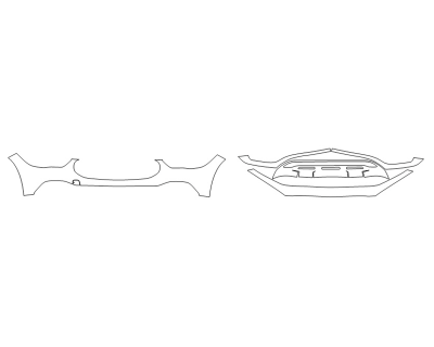 2024 MERCEDES BENZ GLA-CLASS SUV 250 4MATIC BUMPER (MULTI PIECE)