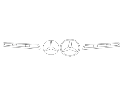 2024 MERCEDES BENZ GLA-CLASS SUV 250 4MATIC GRILL