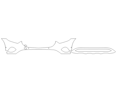 2024 MERCEDES BENZ GLC-CLASS 300 SUV BUMPER (MULTI PIECE) - SENSORS