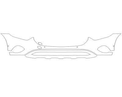 2024 MERCEDES BENZ GLC-CLASS 300 SUV BUMPER - SENSORS