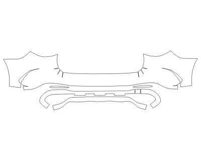 2024 MERCEDES BENZ GLC-CLASS 300 SUV AMG LINE BUMPER