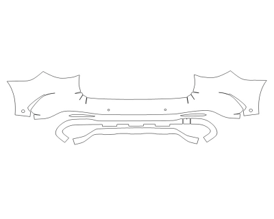 2024 MERCEDES BENZ GLC-CLASS 300 SUV AMG LINE BUMPER - SENSORS