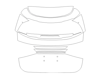 2024 MERCEDES BENZ GLC-CLASS 300 SUV AMG LINE 2 PIECE REAR HATCH