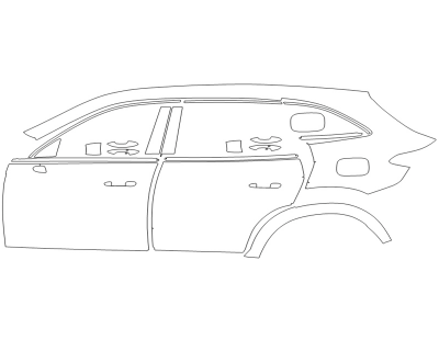 2024 MERCEDES BENZ GLC-CLASS 300 SUV AMG LINE DRIVER SIDE W/CHARGE PORT