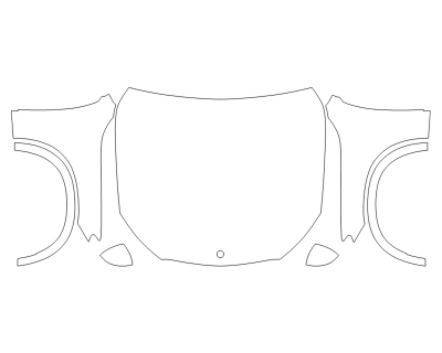 2024 MERCEDES BENZ GLC-CLASS 300 SUV AMG LINE FULL HOOD FENDERS MIRRORS