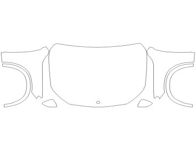 2024 MERCEDES BENZ GLC-CLASS 300 SUV AMG LINE FULL HOOD FENDERS MIRRORS  - (WRAPPED EDGES)