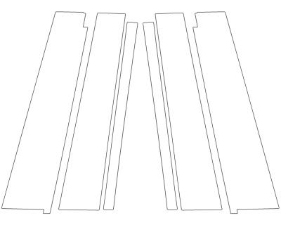 2024 MERCEDES BENZ GLS-CLASS GLS 450 B PILLARS