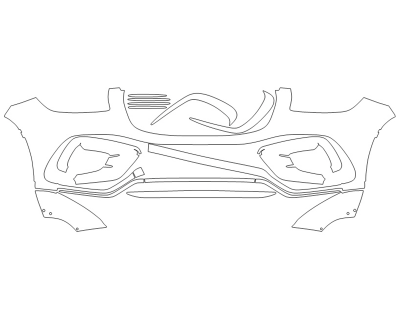 2024 MERCEDES BENZ GLS-CLASS GLS 450 AMG LINE BUMPER