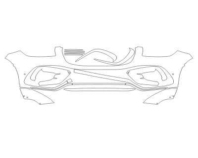 2024 MERCEDES BENZ GLS-CLASS GLS 580 BUMPER - SENSORS