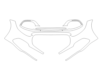 2024 MERCEDES BENZ S-CLASS MAYBACH 480 BUMPER - 1 PIECE