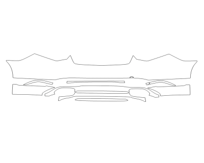 2024 MERCEDES BENZ S-CLASS MAYBACH 580 REAR BUMPER