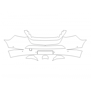 2024 MERCEDES BENZ SPRINTER CARGO VAN BUMPER - SENSORS