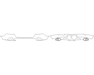 2024 MERCEDES BENZ SPRINTER CREW VAN BUMPER (MULTI PIECE) - SENSORS