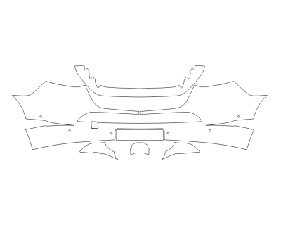 2024 MERCEDES BENZ SPRINTER CREW VAN BUMPER - SENSORS