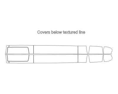 2024 MERCEDES BENZ SPRINTER CREW VAN ROCKERS - 144 INCH WHEELBASE