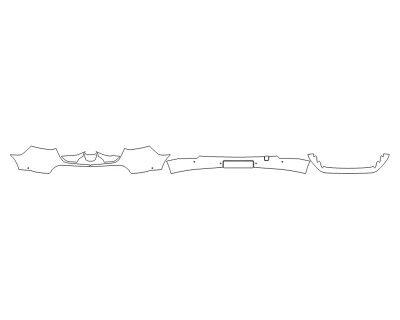 2024 MERCEDES BENZ SPRINTER PASSENGER VAN BUMPER (MULTI PIECE) - SENSORS