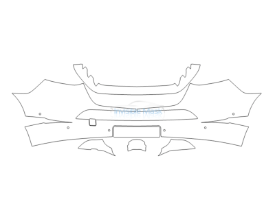 2024 MERCEDES BENZ SPRINTER PASSENGER VAN BUMPER - SENSORS