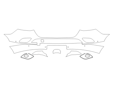 2024 MERCEDES BENZ SPRINTER PASSENGER VAN BUMPER - SENSORS