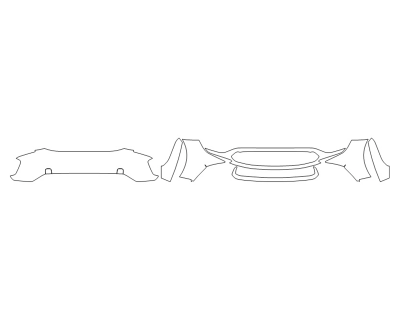 2024 TOYOTA BZ4X LIMITED BUMPER (MULTI PIECE)