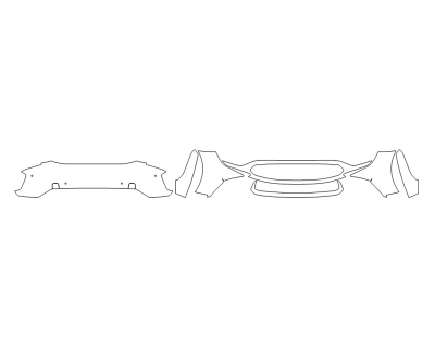 2024 TOYOTA BZ4X XLE BUMPER (MULTI PIECE) - SENSORS