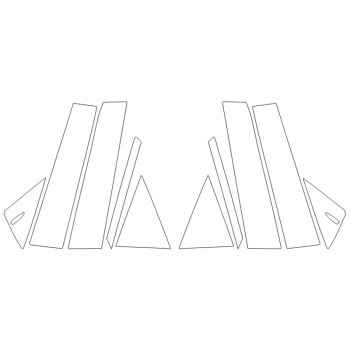 2024 TOYOTA CROWN XLE B PILLARS