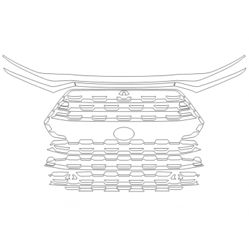 2024 TOYOTA GRAND HIGHLANDER HYBRID MAX PLATINUM GRILL