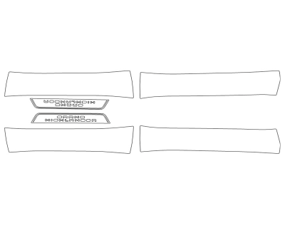 2024 TOYOTA GRAND HIGHLANDER PLATINUM DOOR SILLS