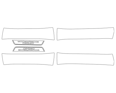 2024 TOYOTA GRAND HIGHLANDER XLE DOOR SILLS