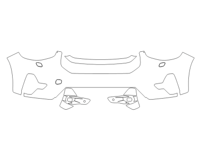 2024 VOLVO XC 40 RECHARGE CORE BUMPER