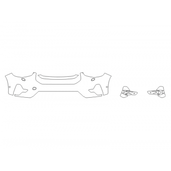 2024 VOLVO XC 40 RECHARGE PLUS BUMPER (MULTI PIECE) - SENSORS