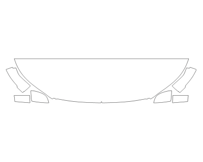 2024 VOLVO XC 40 RECHARGE PLUS HOOD FENDERS MIRRORS 18 INCH - (WRAPPED EDGES)