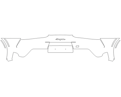 2024 TOYOTA SUPRA 3.0 PREMIUM REAR BUMPER - FULL